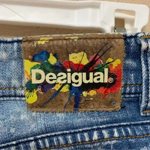Desigual Slim Fit Jogger Jeans Size 28 - Picture 9 of 13